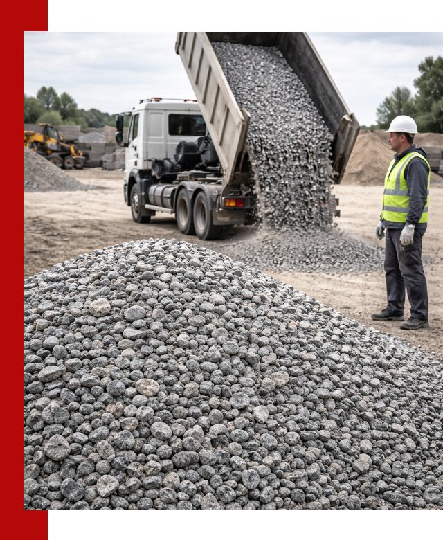 Доставка и продажа гранитного щебня фракции 5-20 в Ульяновске