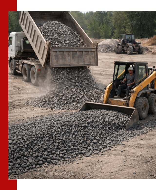 Гранитный щебень фракция 40-70 с доставкой в Ульяновске