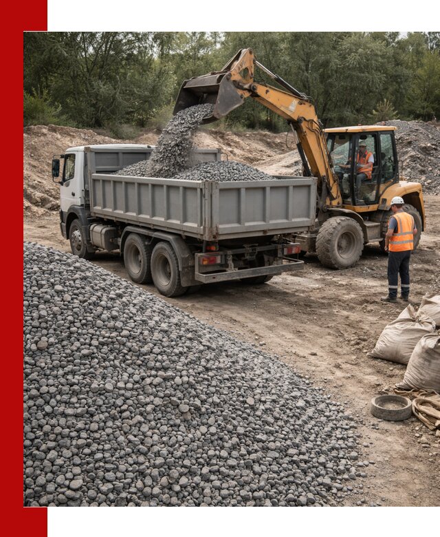 Доставка гравийного щебня в Ульяновске оптом и в розницу