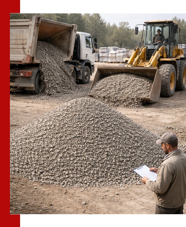 Гравийный щебень фракция 5–10 с доставкой в Ульяновске