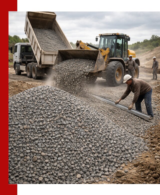 Гравийный щебень фракция 5-20 с доставкой в Ульяновске