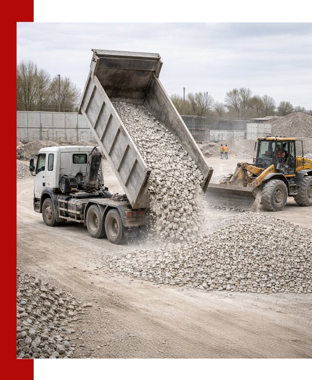 Доставка и продажа известнякового щебня в Ульяновске