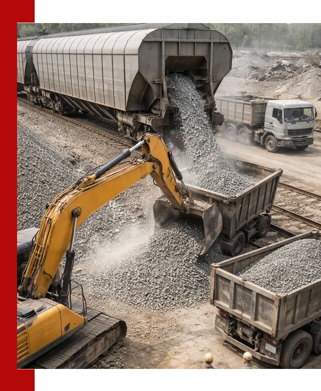 Доставка железнодорожного щебня в Ульяновске крупными партиями быстрого отгруза