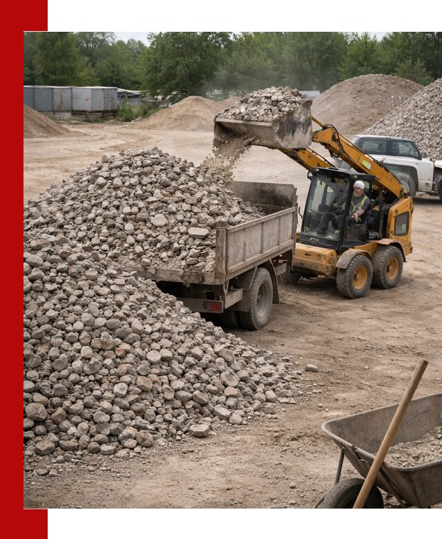 Доставка вторичного щебня в Ульяновске для строительных работ