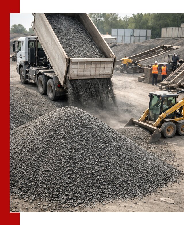 Вторичный щебень фракция 0–5 с доставкой в Ульяновске