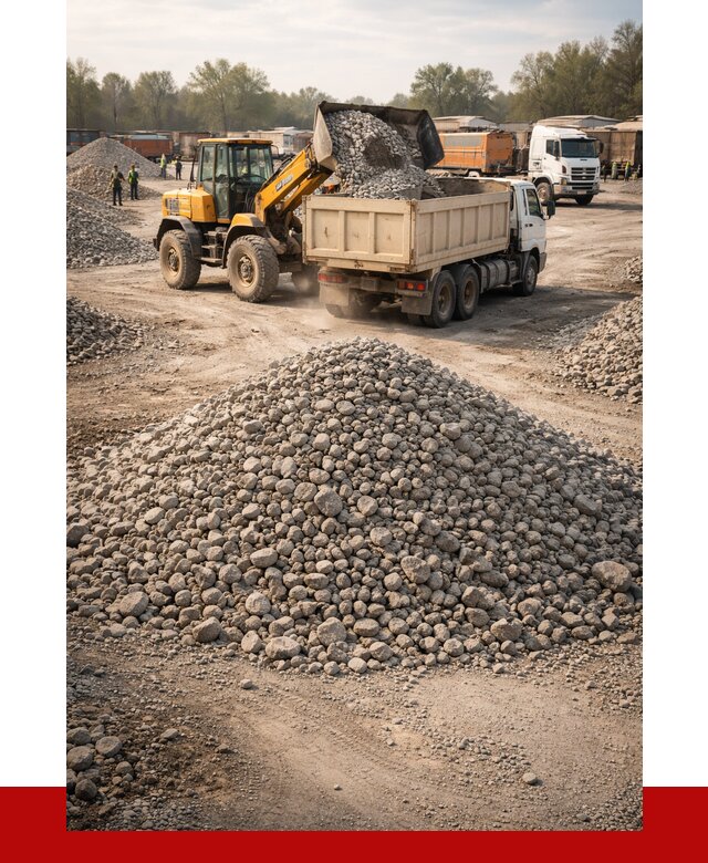 Вторичный щебень фракция 40-70 в Ульяновске от 1790 р, ПРОНЕРУДУлн