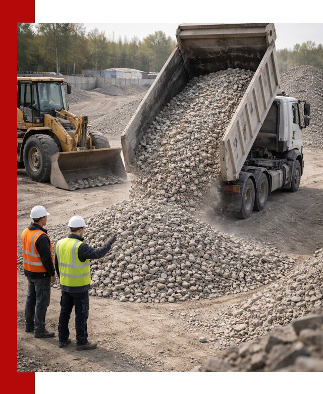 Вторичный щебень фракция 40–70 доставка в Ульяновске