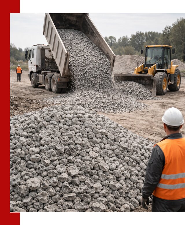 Доставка бетонного щебня фракции 20-40 в Ульяновске