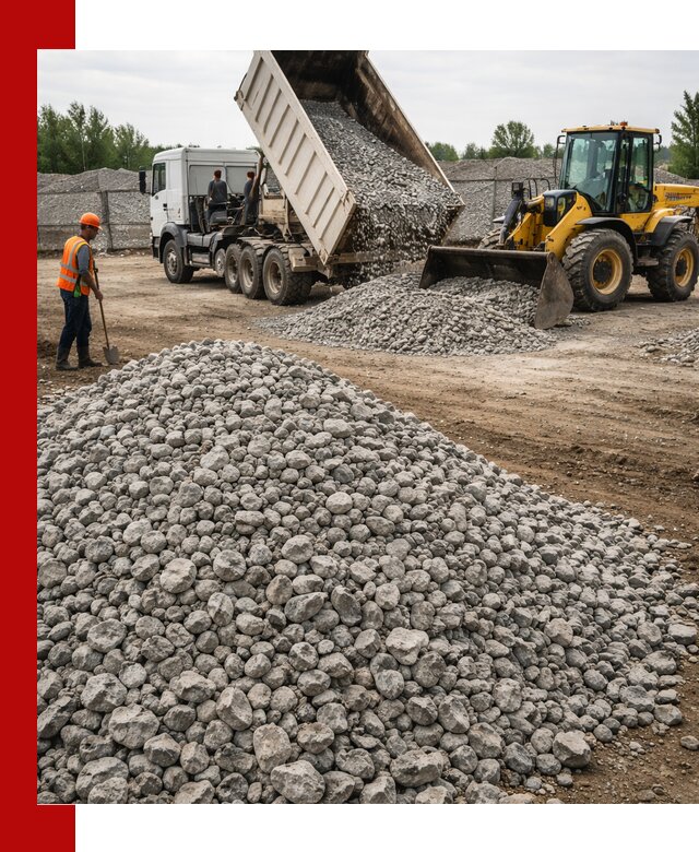 Доставка бетонного щебня фракции 40-70 в Ульяновске