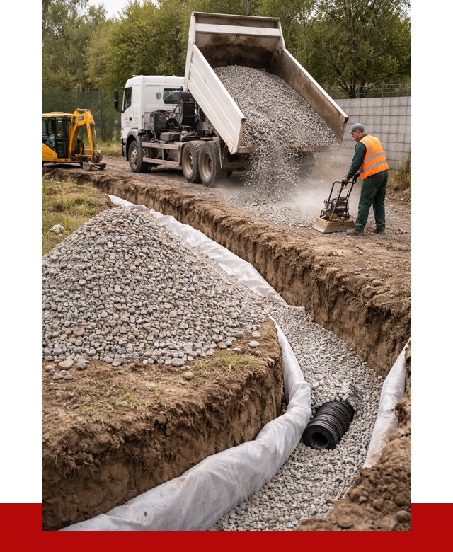 Щебень для дренажа в Ульяновске от 1903 р., ПРОНЕРУДУлн доставка