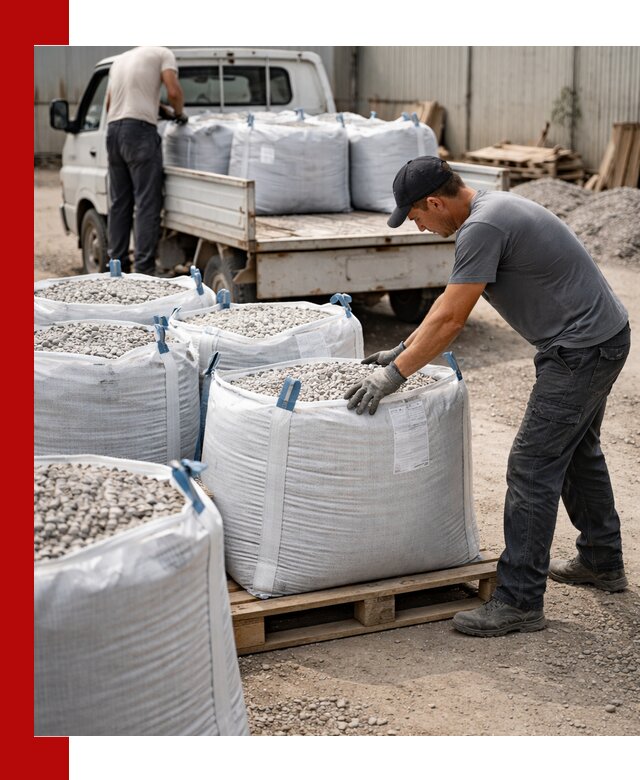 Доставка щебня в мешках по выгодным ценам в Ульяновске