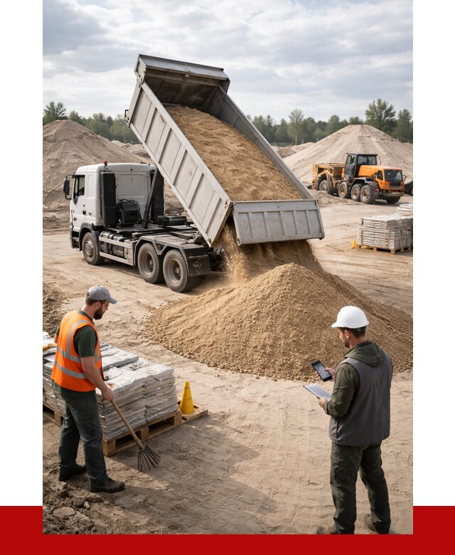 Карьерный песок с доставкой в Ульяновске от 3703 р. ПРОНЕРУДУлн