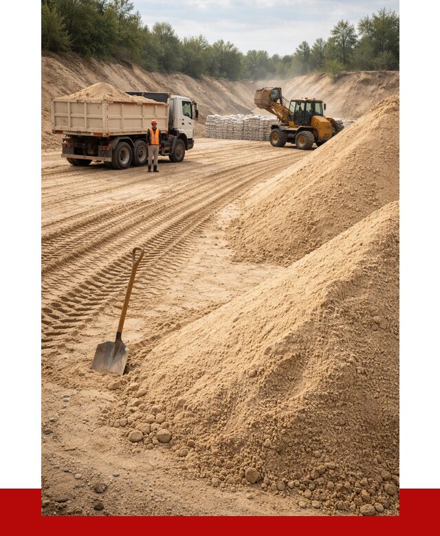 Карьерный песок мелкозернистый в Ульяновске от 9257 р. | ПРОНЕРУДУлн