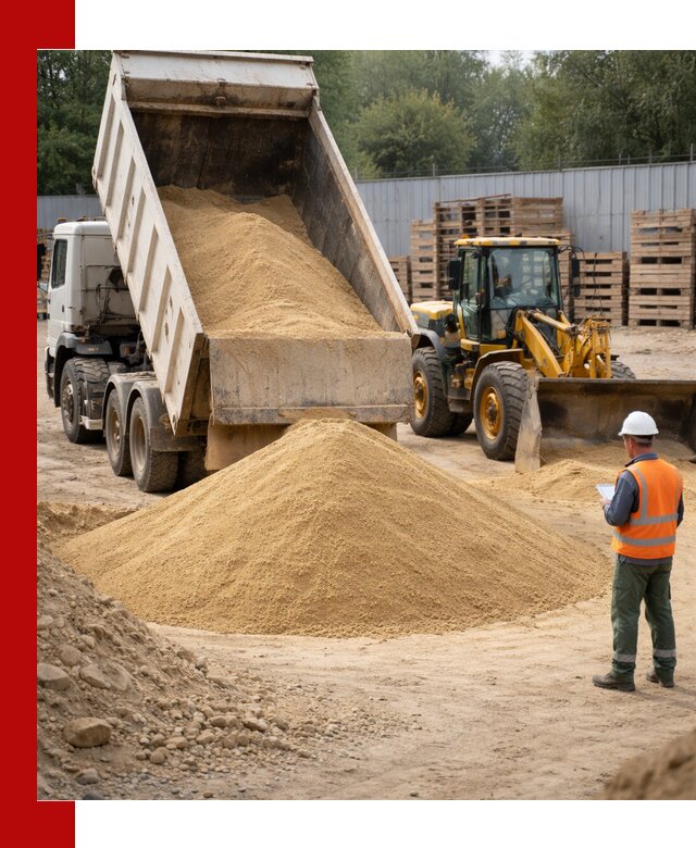 Доставка карьерного мелкозернистого песка в Ульяновске