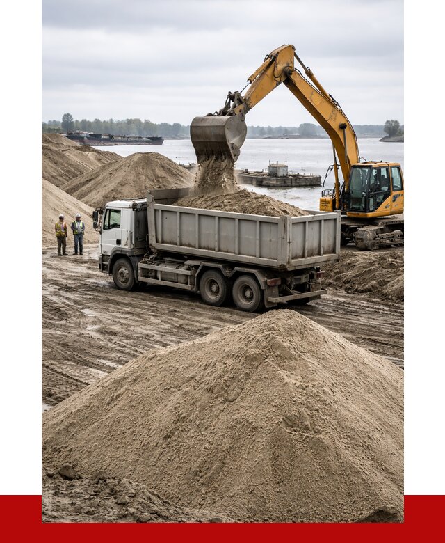 Купить речной песок навалом в Ульяновске от 1851 р., ПРОНЕРУДУлн