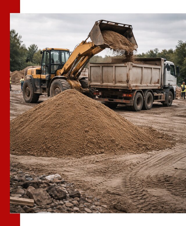 Доставка речного песка навалом в Ульяновске быстро и выгодно