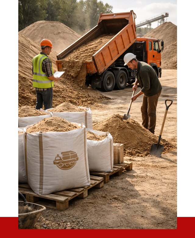 Строительный песок в Ульяновске от 2263 р. с доставкой, ПРОНЕРУДУлн