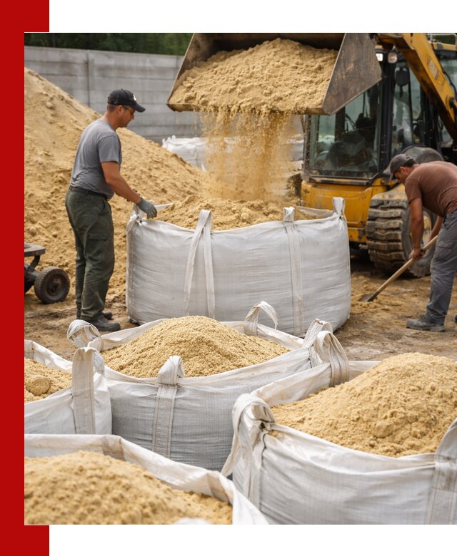 Поставка качественного песка для кладки в Ульяновске