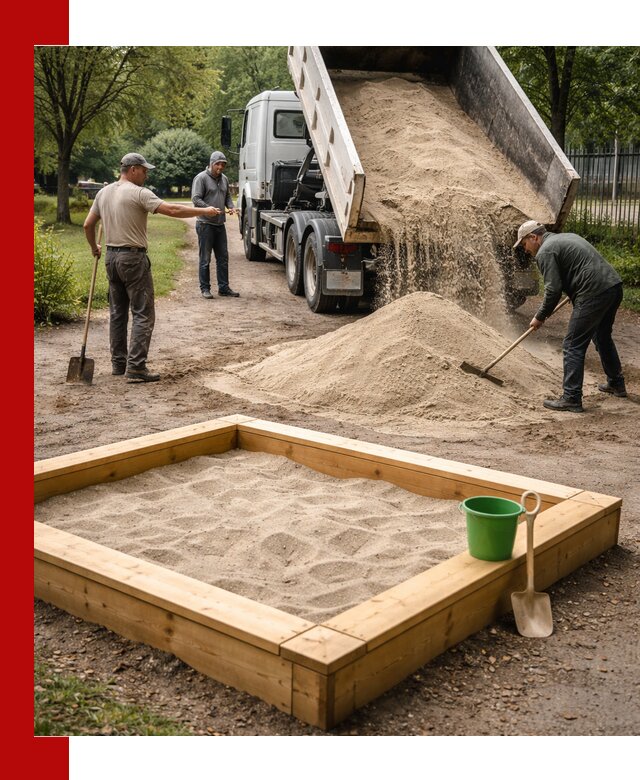 Песок для песочницы с доставкой в Ульяновске недорого и чистый