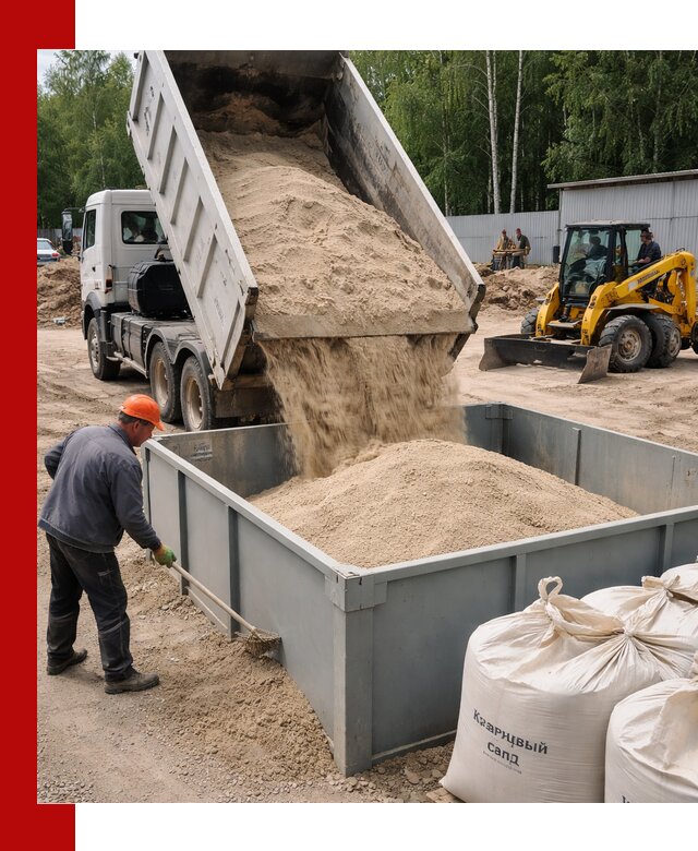 Кварцевый песок для фильтра в Ульяновске — доставка и качество