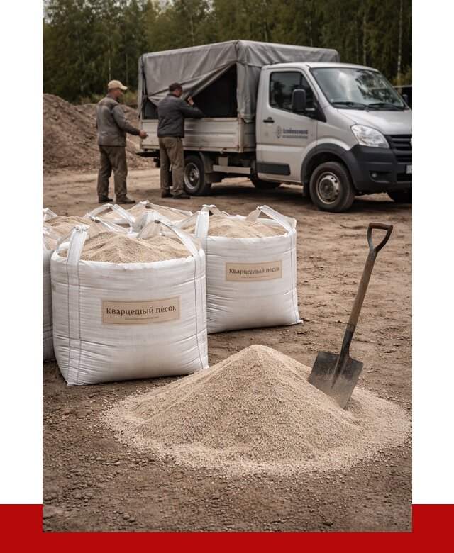 Кварцевый песок для пескоструя в Ульяновске от 4628 р. | ПРОНЕРУДУлн