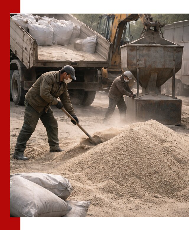 Кварцевый песок для пескоструя в Ульяновске — доставка и качество