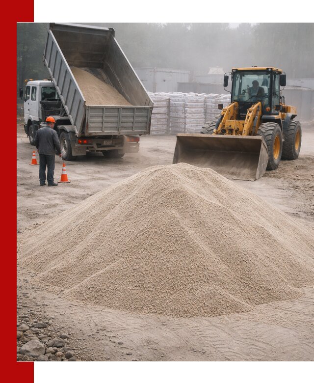 Кварцевый песок фракция 0–8 для стройработ в Ульяновске