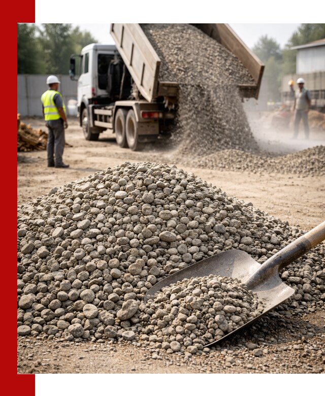 Доставка гравия фракции 20-40 в Ульяновске с самосвалами