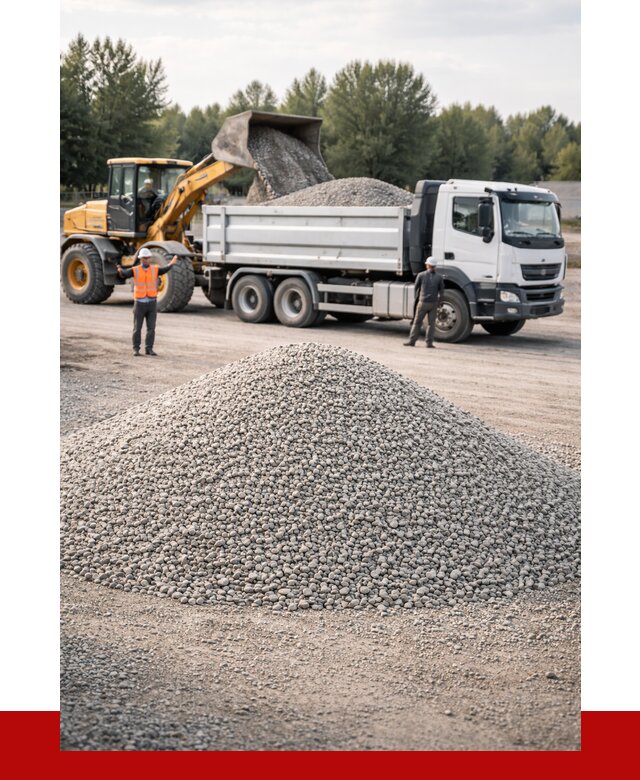 Купить мытый гравий в Ульяновске от 3600 р, доставка ПРОНЕРУДУлн