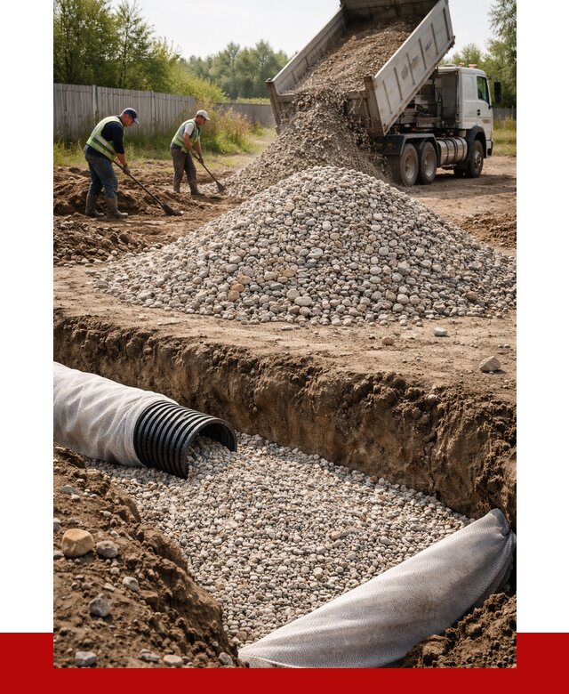 Гравий для дренажа в Ульяновске от 2263 р., доставка ПРОНЕРУДУлн