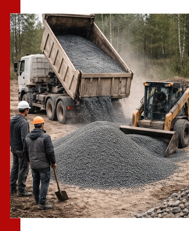 Гранитный отсев 0-5 с доставкой и разгрузкой в Ульяновске