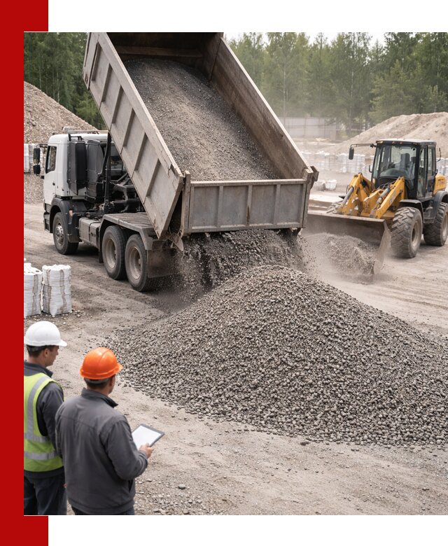 Доставка и продажа гранитного отсева 0-10 в Ульяновске