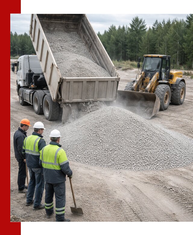 Известняковый отсев 0-5 доставка в Ульяновске быстро и выгодно