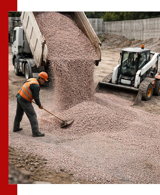 Крошка розовый гранит с доставкой в Ульяновске от производителя
