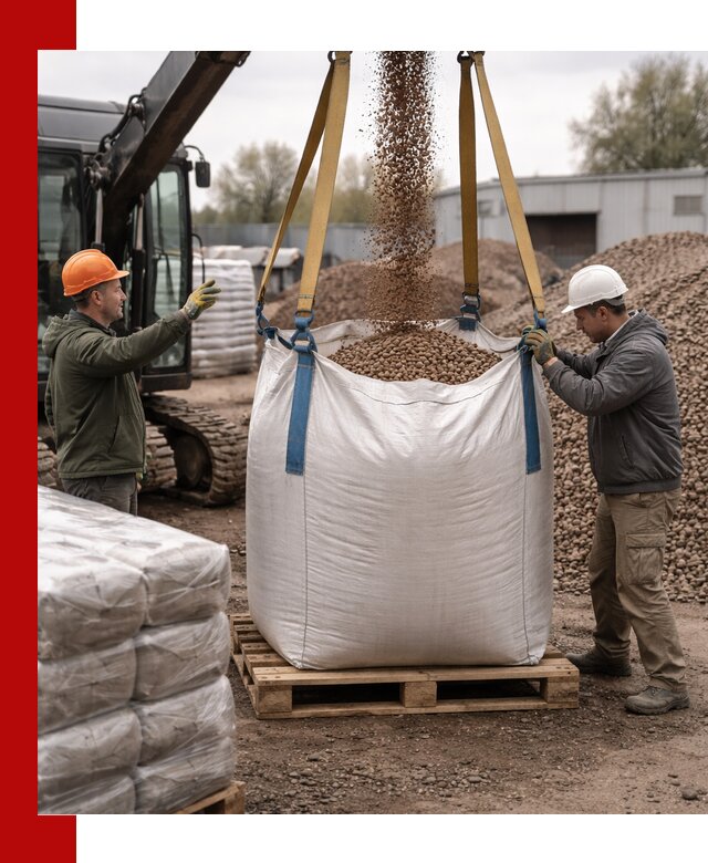 Керамзит в биг-бегах с доставкой в Ульяновске