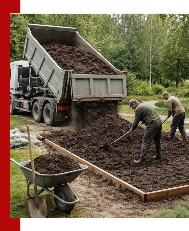 Доставка грунта для озеленения и благоустройства в Ульяновске