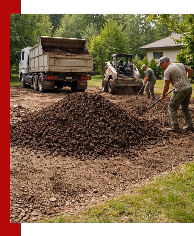Доставка и укладка грунта для газона в Ульяновске