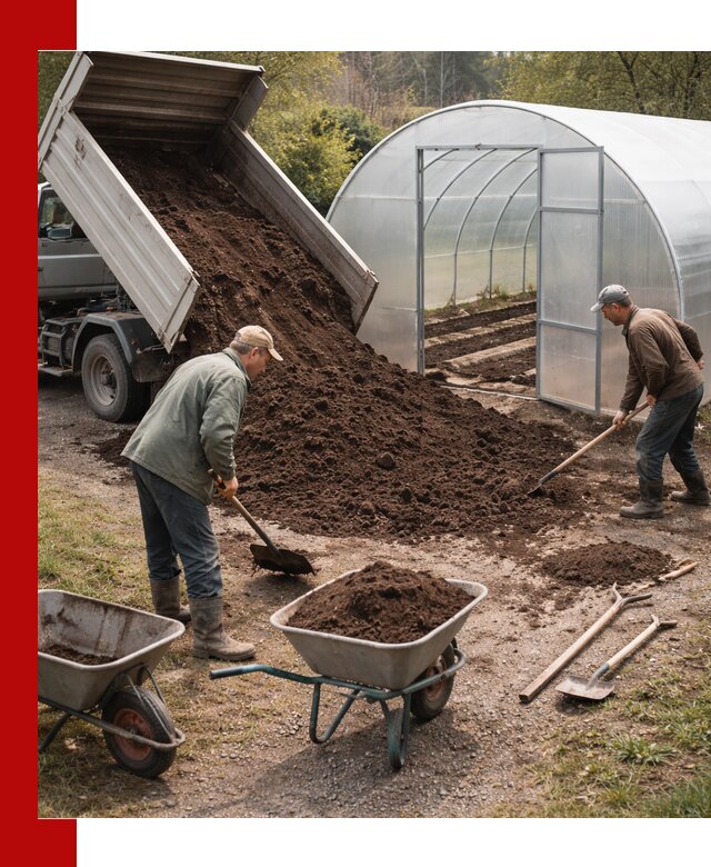 Грунт для теплицы с доставкой в Ульяновске — плодородный субстрат под растения