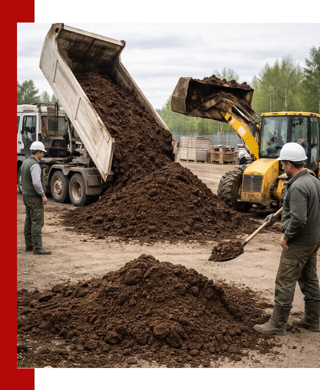 Доставка торфа оптом и в мешках в Ульяновске