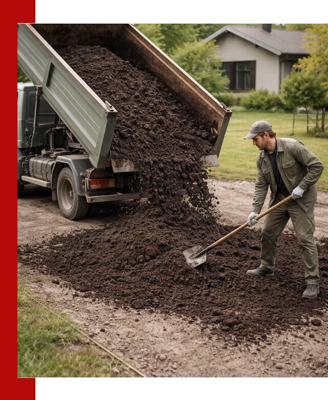 Чернозем для газона с доставкой в Ульяновске быстро и качественно