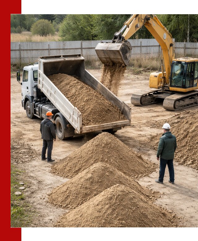 Доставка супеси вагонными и автопартиями в Ульяновске