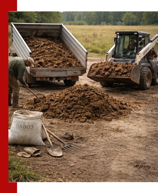 Доставка конского навоза в Ульяновске с разгрузкой и доставкой на объект