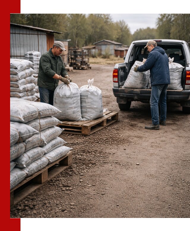 Купить конский навоз в мешках с доставкой в Ульяновске