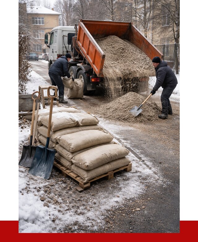 Противогололедные материалы оптом в Ульяновске от 4320 р. | ПРОНЕРУДУлн