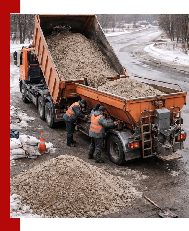 Поставка и вывоз пескосоля в Ульяновске оптом и в розницу