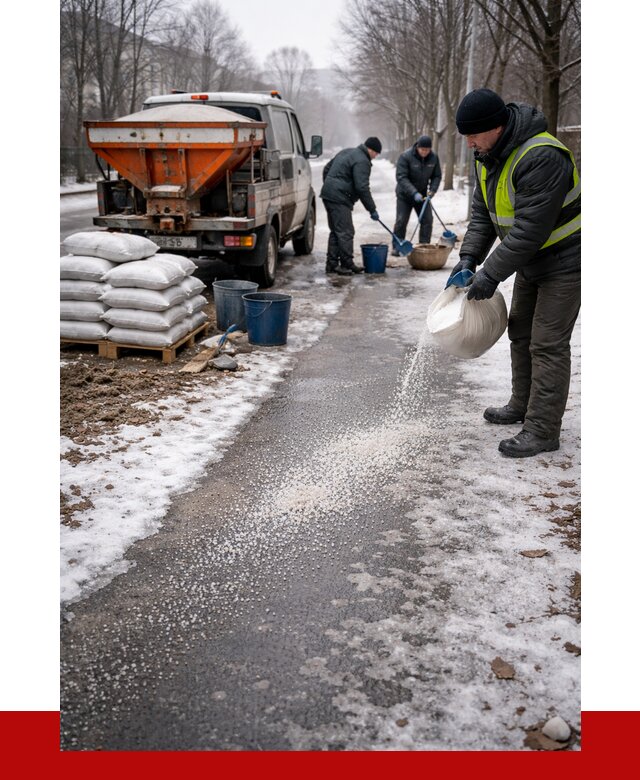 Реагент против гололеда в Ульяновске с доставкой от 4628 р. | ПРОНЕРУДУлн