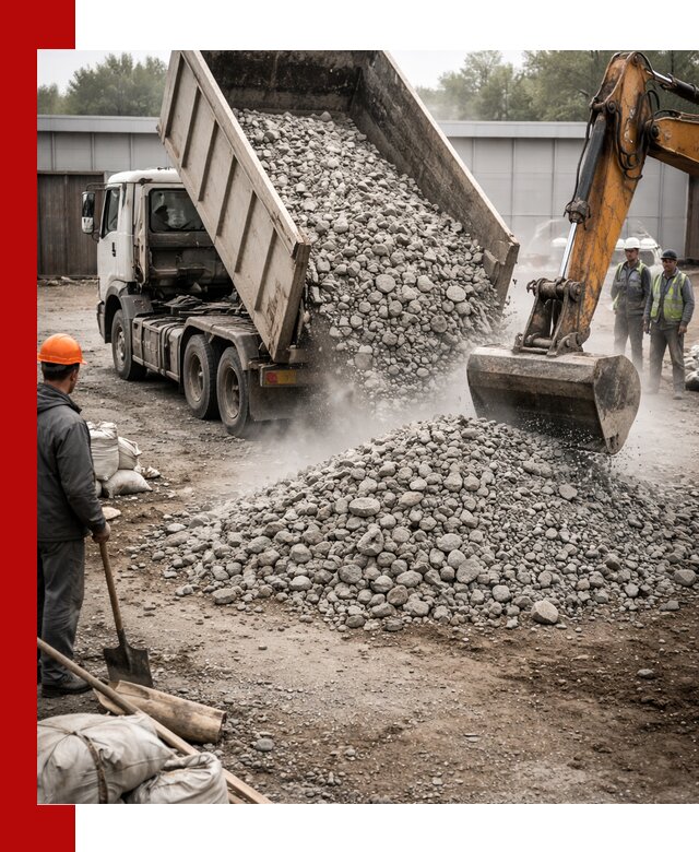 Доставка дробленого бетона в Ульяновске оптом и в розницу