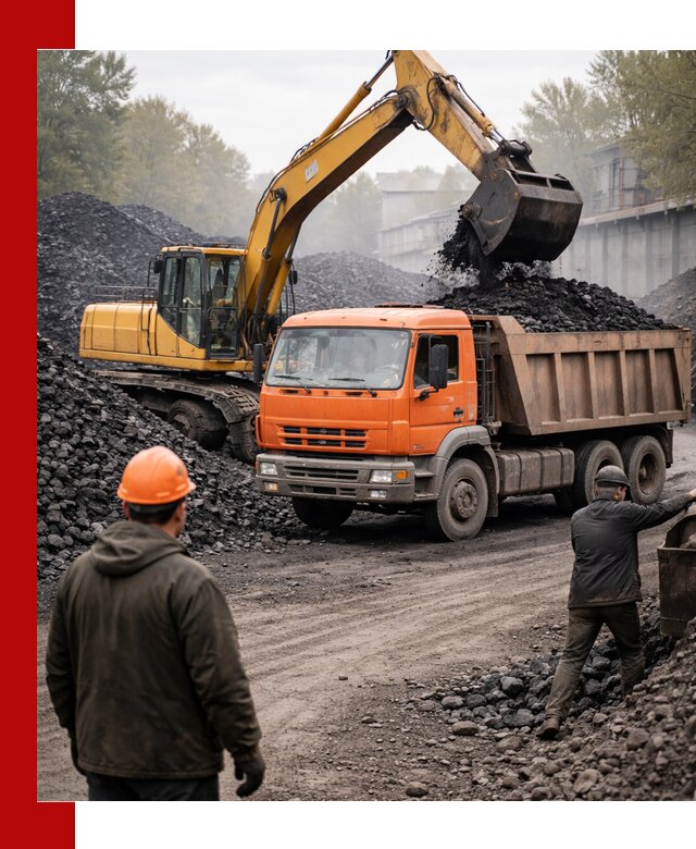 Доставка угля автотранспортом в Ульяновске быстро и выгодно