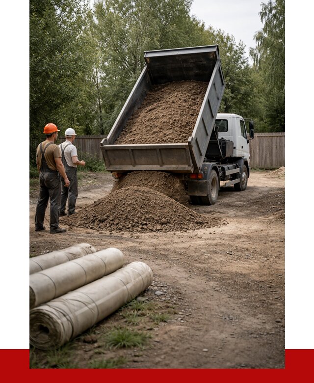 Доставка сыпучих материалов самосвалом в [cvi] от 4320 р. | ПРОНЕРУДУлн