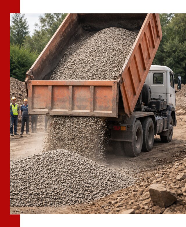 Доставка сыпучих материалов самосвалом в Ульяновске быстро и надежно